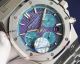 HBF Audemars Piguet Royal Oak Chronograph black purple blue replica watch (2)_th.jpg